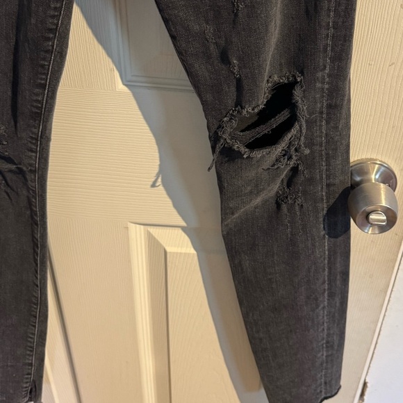 Agolde Pinch Waist Skinny Jeans Grey High Rise Stretch Denim Womens Size 27 B467 - Picture 5 of 16